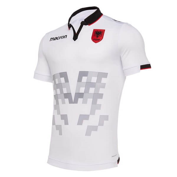Tailandia Camiseta Albania 2ª Kit 2019 Blanco